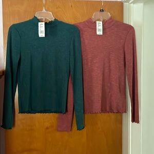 Turtle neck blouses